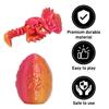4PCS 3D Printed Dinosaur Animal Egg Set,Crystal Dinosaur Animals Egg Fidget Toy withDinosaur Inside Easter Halloween for Kids (4 Pcs Dinosaur) view 4