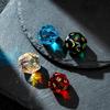 1PCS Multifaceted Glass D20 DND Dice - 28mm 20 Sided Gem D&D Dice for Dungeons and Dragons, RPG, Roleplaying Games MTG Table Games, Handmade Polyhedral Dice(Glass Teal) view 4