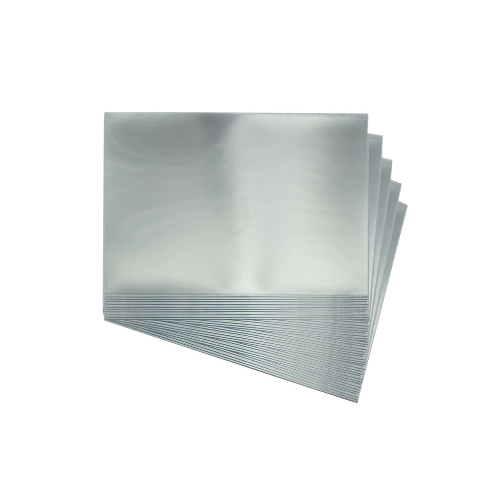 Prophila Collection 50 folding protective pockets made of extra-thick hard foil for stock cards and letters up to 214 x 152 mm (8.4 x 6.0 inches).
