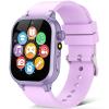 Kids Game Smart Watch 1.54" HD Touch Screen, 30+ Educational Games, Camera, Pedometer, Alarm, MP3 Player, Torch, Auidobook, Learn Card,Time Tools, Parental Control, Wrist Watch for Boys Girls (Purple) view 1