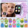 Kids Game Smart Watch 1.54" HD Touch Screen, 30+ Educational Games, Camera, Pedometer, Alarm, MP3 Player, Torch, Auidobook, Learn Card,Time Tools, Parental Control, Wrist Watch for Boys Girls (Purple) view 2