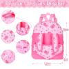 12" Baby Doll With Bear Pattern Backpack Carrier In Gift Box,12 Inch Realistic Baby Dolls With Clothes And Accessories Hanky Pacifier Bottle Pretend Baby Care Toy Collection For Child Toddler 3+ Gifts view 4