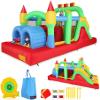 18 x 8.2 x 7.2FT Inflatable Obstacle Course Bounce House for Kids 3-12 with Blower, Large Blow up Bouncer Castle w/Dual Tunnels, Wide Slide, Climbing Wall, Obstacles and Jumping Area for Party Event view 1
