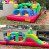 18 x 8.2 x 7.2FT Inflatable Obstacle Course Bounce House for Kids 3-12 with Blower, Large Blow up Bouncer Castle w/Dual Tunnels, Wide Slide, Climbing Wall, Obstacles and Jumping Area for Party Event view 3