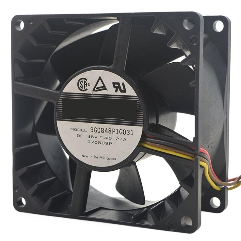 for 9G0848P1G031 48V 0.27A 8038 8cm 80x80x38mm 4 Wires Double Ball Bearing Cooling Fan