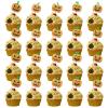20 PCS Halloween Cupcake Toppers,Glitter Halloween Cupcake Picks Cake Decorations for Ha-lloween Theme Baby Shower Birthday Party Supplies view 1