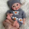 12'' Open Mouth Soft Reborn Baby Dolls Girl Full Body Silicone Realistic Preemie Doll That Look Real Newborn Babies Handmade Toy for Kids view 1