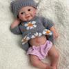 12'' Open Mouth Soft Reborn Baby Dolls Girl Full Body Silicone Realistic Preemie Doll That Look Real Newborn Babies Handmade Toy for Kids view 3