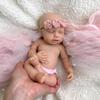 12 inch Open Mouth Soft Full Body Silicone Reborn Baby Dolls That Look Real Sleeping Newborn Girl Doll Handmade Toy for Kids view 4