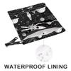 DJYQBFA 2-Pack Waterproof Wet Dry Bags for Swimsuits & Travel - Large & Small Sizes with Snap Handles, Lightweight Cartoon Planet Rocket Print Polyester Bags (11.8"x13.5" + 8.7"x5.1") view 3