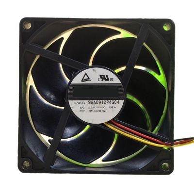 for 9GA0912P4G04 12V 0.28A 9cm 9225 92x92x25mm Double Ball Bearing Cooling Fan