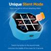 3 in 1 Electronic Tic Tac Toe Game, Handheld Digital Tic Tac Toe Bolt Game with Silent Mode, Portable Learing Toy Gift for Kids & Adults, Blue view 4