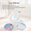 100Pcs Sturdy Disposable Potty Liners for Toddlers Convenient Potty Bags with Elastic Summer Potty Training Toilet Seat Covers for Toddlers Kids Baby(Clear) view 4