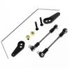 Aluminum Rear Stabilizer Rod Set for Tam-iya BB01 BBX 1/10 RC Buggy Car Upgrades Parts view 3