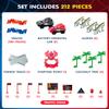 Spider Tracks Car Toys for Boys Ages 3-8, 2 Spider Cars & 212PCS Flexible Race Track, STEM Building Toy Gift for 3 4 5 6 7 8 Year Old Kids view 3