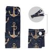 DJYQBFA 2-Pack Waterproof Wet Dry Bags for Swimsuits & Travel - Large & Small Sizes with Snap Handles, Lightweight Nautical Anchor Pattern Print Polyester Bags (11.8"x13.5" + 8.7"x5.1") view 4