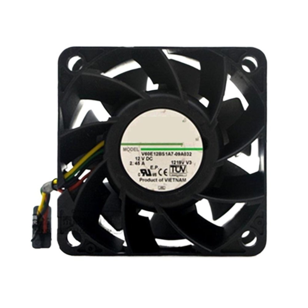 for V60E12BS1A7-09A032 12V 2.45A 6cm 6038 60x60x38mm Double Ball Bearing Cooling Fan