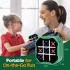 3 in 1 Electronic Tic Tac Toe Game, Handheld Digital Tic Tac Toe Bolt Game with Silent Mode, Portable Learing Toy Gift for Kids & Adults, Green view 3