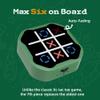 3 in 1 Electronic Tic Tac Toe Game, Handheld Digital Tic Tac Toe Bolt Game with Silent Mode, Portable Learing Toy Gift for Kids & Adults, Green view 4