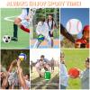 Leyndo 18 Pcs Sport Balls Bulk Set Basketball Football Soccer Playground Balls Volleyball Baseball with Sport Equipment Bag Pump for Adults Outdoor Indoor Recess PE Gifts Back to School(Green) view 4