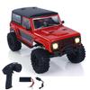 wheelfun 4WD RC Rock Crawler Car Rushmore CR18P V3 1/18 2.4Ghz Crawler RTR Vehicle Brushless Motor ESC Lights USB Charger Hobby Grade Model for Adult(Red) view 1