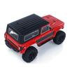 wheelfun 4WD RC Rock Crawler Car Rushmore CR18P V3 1/18 2.4Ghz Crawler RTR Vehicle Brushless Motor ESC Lights USB Charger Hobby Grade Model for Adult(Red) view 4