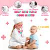 MUZREES Doctor Kit for Kids, Pretend Play Medical Toy Doctor Cart, Doctor Toy for Toddlers 3-5, Christmas Birthday Costume Role Play Dress Up Gift Ideas for Boys Girls view 4