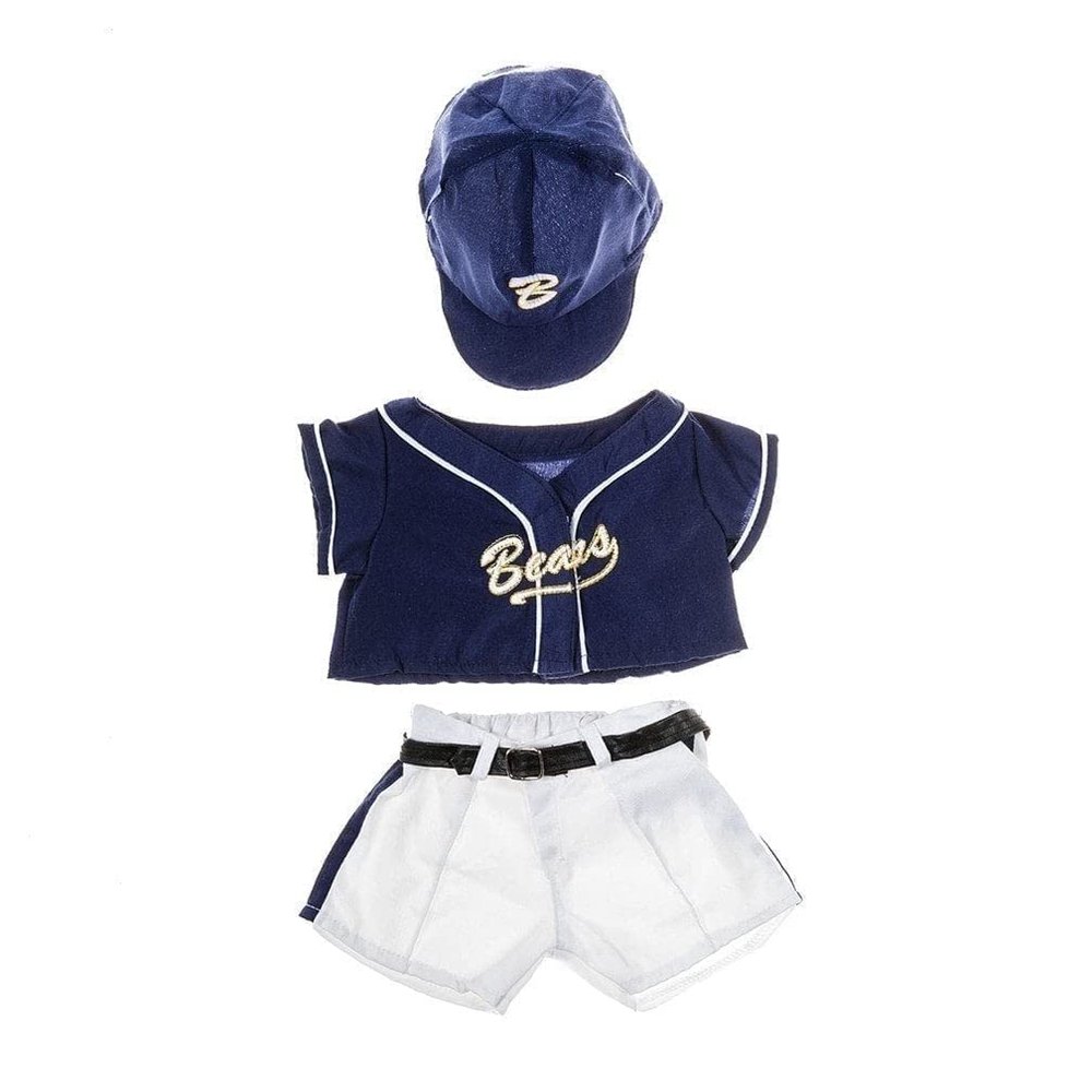Baseball Uniform Fits Most 14-18 inch for Stuffed Animals  Sports Outfit with Jersey and Pants for Plush Toys, Teddy Bears Dress Up Clothes Gift for Kids Birthday or Playtime Accessory