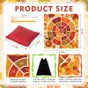 Arrowbash Giant Fall Thanksgiving Bean Bag Toss Game 4.9ft Large Festival Outdoor Lawn Yard Camping Field Day Games for Family Backyard Halloween Fall Thanksgiving Day Party Gift view 2