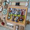 Montessori Farm Busy Board For 1 2 3 Year Old Toddlers  Magnetic Animal Activity Board  Sensory Educational Toy  Medium Size With Or Without Stand (With a wall mount kit) view 4