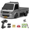 ACAMMZAR RC Drift Car with Gyro, 1:24 25KM/H Full Proportional Remote Control Car, 4WD RC Truck with Lights, Extra Racing Tires, High Speed RC Cars Vehicle for Adults Kids view 1