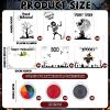 24 PCS Halloween Handprint Kits Crafts with 3 PCS Large Ink Pads Make Your Own Halloween Handprint Crafts DIY Hand Keepsake Arts Gifts for Kids Students Fall Party Supplies School Classroom Activities view 2