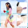 12 Pcs Colorful Hawaii Plumeria Flower Clips Hawaiian Flower Hair Barrettes Beach Party Hair Clips Artificial Tropical Hairpins for Wedding view 4