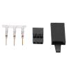 100Set RC Servo Connector Kit 3 Pin Housing JST Connector Header 11.041 with Hook for Model Airplane Durable Brass ABS Material High Performance Electronic Instruments Accessories view 2