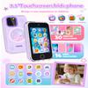Dylanto Kids Phone Toys for 3-12 Years Old Girls ,3.5'' Touchscreen Phone for Kids Learning Play Toy with Dual Camera,Video Players,Game,Christmas Birthday Gifts for Girls Age 3 4 5 6 7 8 9 view 2
