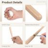 48 PCS Mini Baseball Bats Mini Foam Sports Balls, 7.9 in Small Wooden Baseball Bats, 2 in Foam Baseball Balls, DIY Paintable Wood Bat for Baseball Party Supplies Sports Theme Decoration (48PCS) view 3