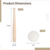 48 PCS Mini Baseball Bats Mini Foam Sports Balls, 7.9 in Small Wooden Baseball Bats, 2 in Foam Baseball Balls, DIY Paintable Wood Bat for Baseball Party Supplies Sports Theme Decoration (48PCS) view 4
