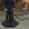 1/6 Scale Model Stand Round Base Holder Doll Accessories Doll Display Holder Figure Display Stand for 12in Action Figure, Black and Hexagon view 2