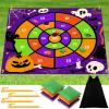 Arrowbash Giant Halloween Bean Bag Toss Game 4.9ft Large Festival Outdoor Lawn Yard Camping Field Day Games for Family Backyard Halloween Fall Thanksgiving Day Party Gift view 1