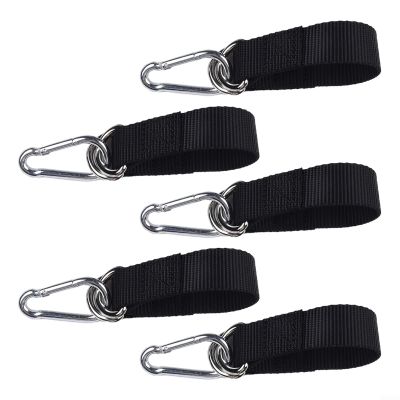 5 Pack Tree Swing Hanging Straps Kit, Heavy Duty Nylon Hanging Belt with Carabiners for Outdoor Swing Gym Extension Equipment(50cm*25mm)
