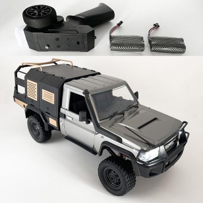 WPLDEWAN MN82S RC Rock Crawler 4x4 Remote Control Truck Off Road 1/12 RC Crawler Land Cruiser Hobby Car All Terrain Proportional Control 280 Motor 2 Speed Upgraded Chassis Adult 2 Batteries