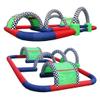 Inflatable Go Kart Race Tracks Didi Car Track Sport Game Air Racing Path Course Inflatable Race Car Track for Birthday Party and Event (Color 2, 50x26x6.5FT) view 1