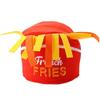 Adorable French Fries Hat Decorative Party Hat for Thanksgiving Cosplay Performance Props Lightweight Comfortable Design for Themed Parties Quirky Celebrations view 4