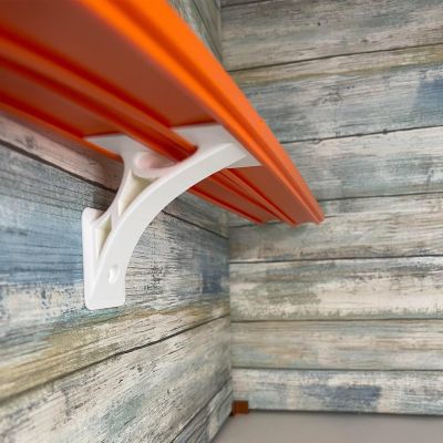 2Pcs Track Wall Mount for Hot Wheel | Display Shelf for Diecast Car Tracks | Vertical & Side by Side Racing Layout | Gift for Young Player Car Lovers (Side by Side Tack Mount)