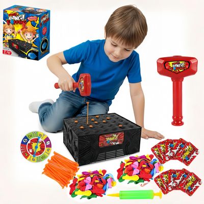 AALFA Balloon Popping Game Balloon Popping Game with 200 Balloons & 50 Spikes, STEM Toy for Kids & Adults, Fun for Family Party, Classroom, Holiday