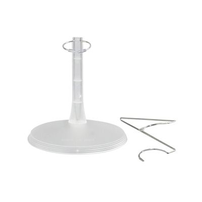 1/6 Scale Model Stand Round Base Holder Doll Accessories Doll Display Holder Figure Display Stand for 12in Action Figure, Clear and OVA