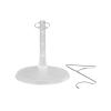 1/6 Scale Model Stand Round Base Holder Doll Accessories Doll Display Holder Figure Display Stand for 12in Action Figure, Clear and OVA view 1