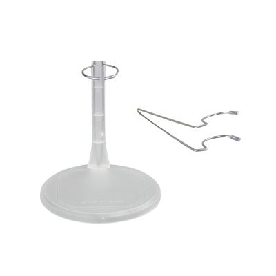 1/6 Scale Model Stand Round Base Holder Doll Accessories Doll Display Holder Figure Display Stand for 12in Action Figure, Clear and Round