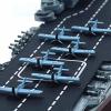 ZEZEFUFU 6pcs 1cm 1/1000 US Aircraft Carrier (F4F) Plane Model Collection Display New view 3