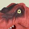 2 Pack Stretchy Dinosaur Hand Puppets - Realistic T-Rex Toys, Green and Red Soft Rubber, Great for Kids Ages 3+, Storytelling, Dino Puppet Party Favors, Classroom, Bath Time, Indoor & Outdoor view 2